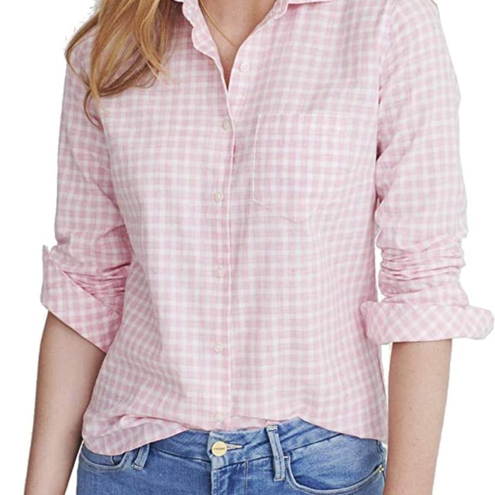 UNTUCKit Pink Gingham Button-Down Shirt